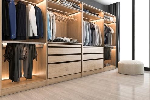 Kleiderschrank mit dem Möbelplaner designen Kleiderschrank mit viel Stauraum
